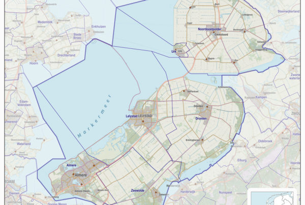kaart Flevoland